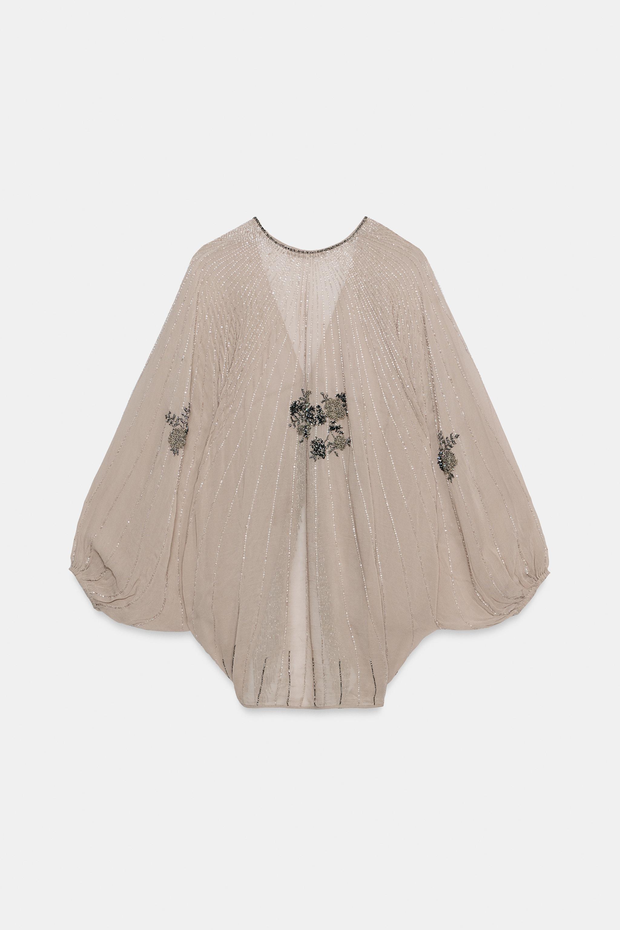 LIMITED EDITION BEADED EMBROIDERED TOP